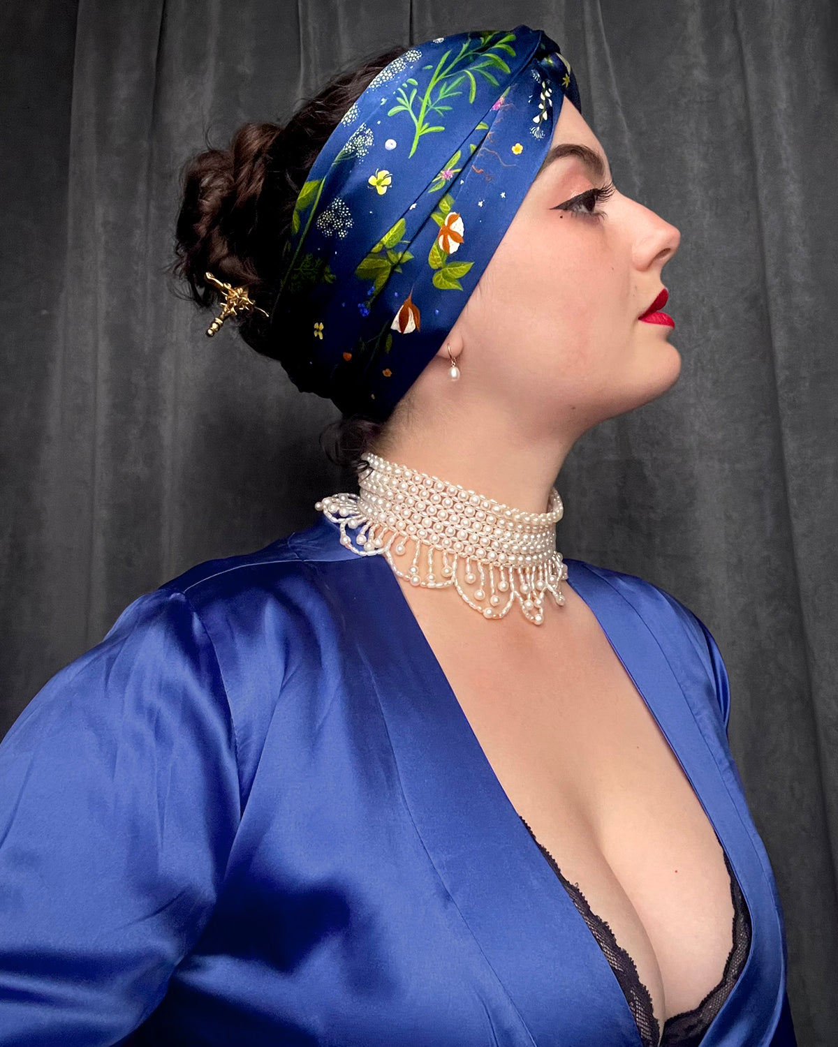 Abortifacients Cravat III - Midnight Blue