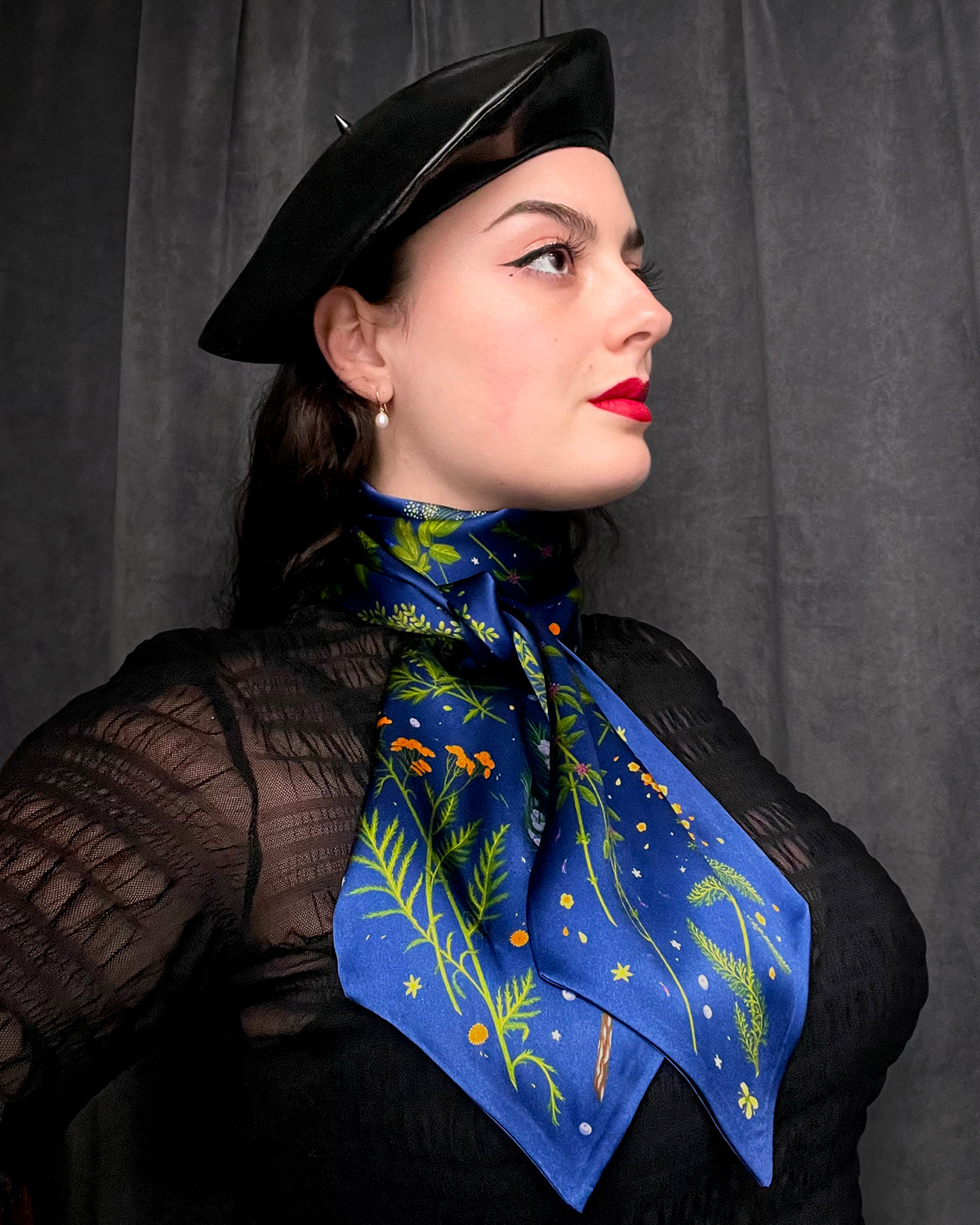 Abortifacients Cravat III - Midnight Blue