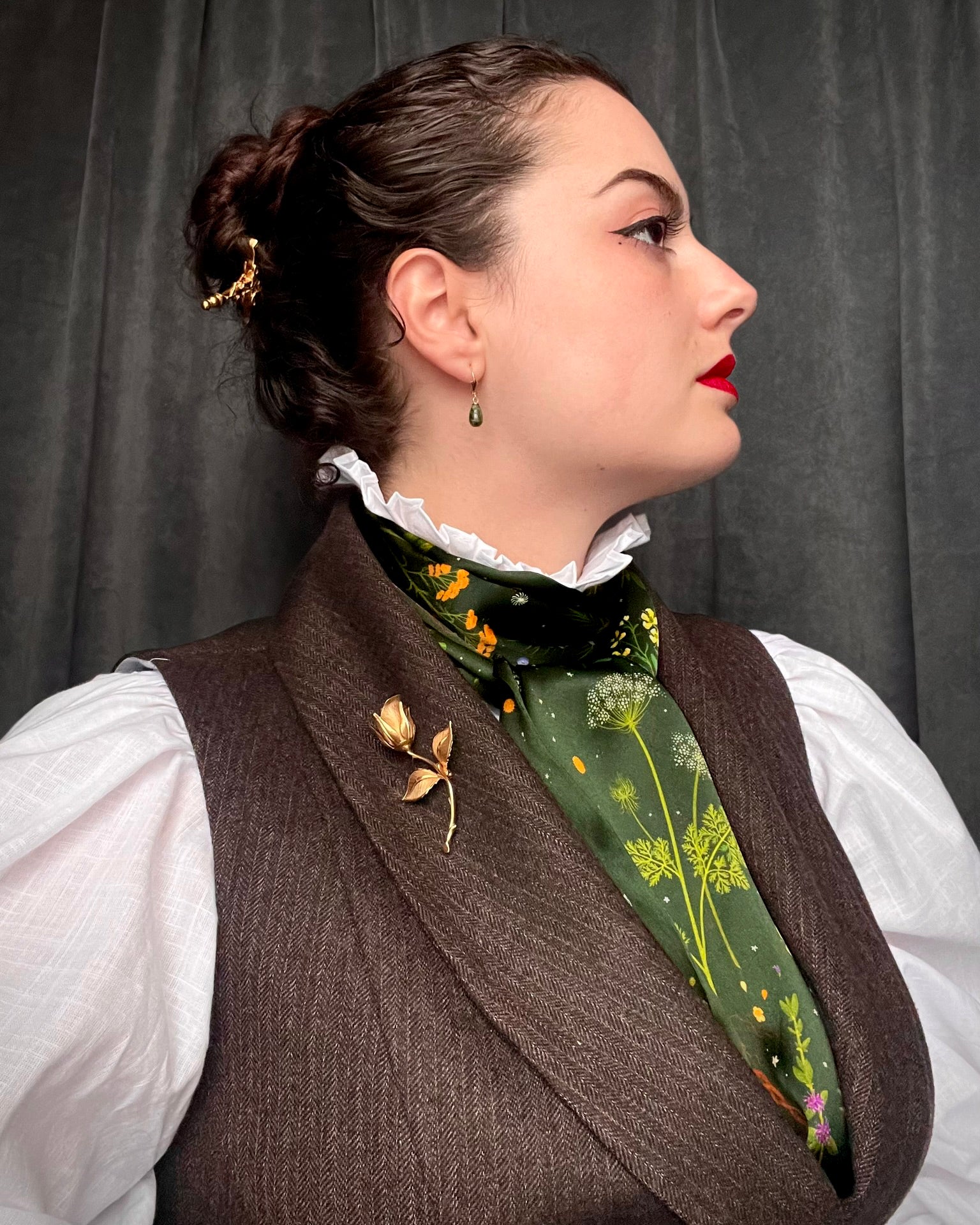 Abortifacients Cravat II - Forest Green