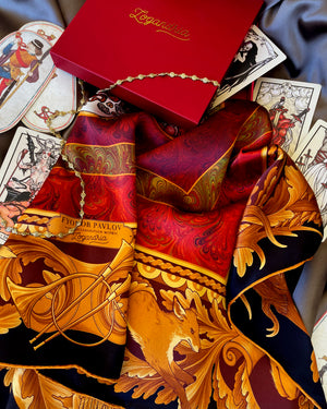 Hunter's Feast - 90cm Silk Scarf