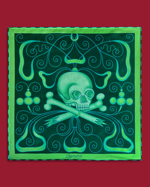 Memento Mori I - 45cm Silk Neckerchief