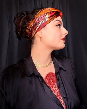 Hunter's Feast - 90cm Silk Scarf