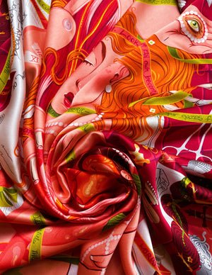 Anatomical Venus - 135cm Silk Scarf